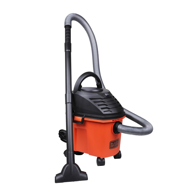 BLACK+DECKER BDWD08-B1 Wet and Dry Vacuum Cleaner with Cannister Body, 1000 W, Powerful Suction, 8L Capacity, 220V Vacuum Cleaner for Home Use, 1 Year Manufacturer Warranty(Red/Black) BLACK+DECKER BDWD08-B1 Wet and Dry Vacuum Cleaner with Cannister Body, 1000 W, Powerful Suction, 8L Capacity, 220V Vacuum Cleaner for Home Use, 1 Year Manufacturer Warranty(Red/Black)
