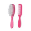 Vega Baby & Mom Comb & Brush Set - Pink | Crafted for Delicate Baby Scalp| Detangle Baby Hair Easily | Ultra Soft Nylon Bristle| Rount Tippped Tooth |Scalp Massage and Stimulation, (VBGA3-04) Vega Baby & Mom Comb & Brush Set - Pink | Crafted for Delicate Baby Scalp| Detangle Baby Hair Easily | Ultra Soft Nylon Bristle| Rount Tippped Tooth |Scalp Massage and Stimulation, (VBGA3-04)