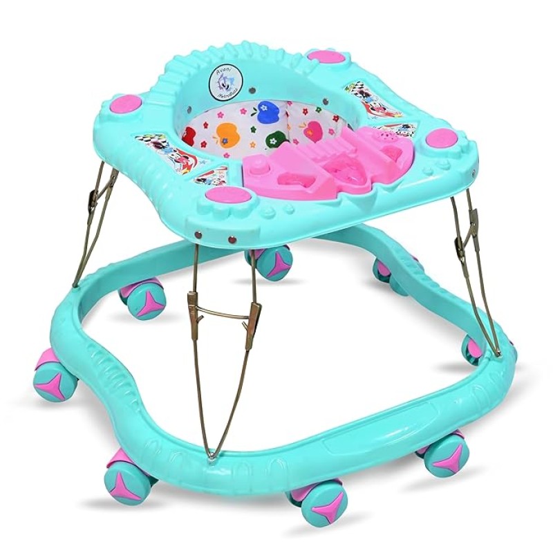 AVANI METROBUZZ 360� Baby Activity Walker with Toy Bar, Music & Light for 6 Months to 18 Months Old Baby (Blue) AVANI METROBUZZ 360� Baby Activity Walker with Toy Bar, Music & Light for 6 Months to 18 Months Old Baby (Blue)