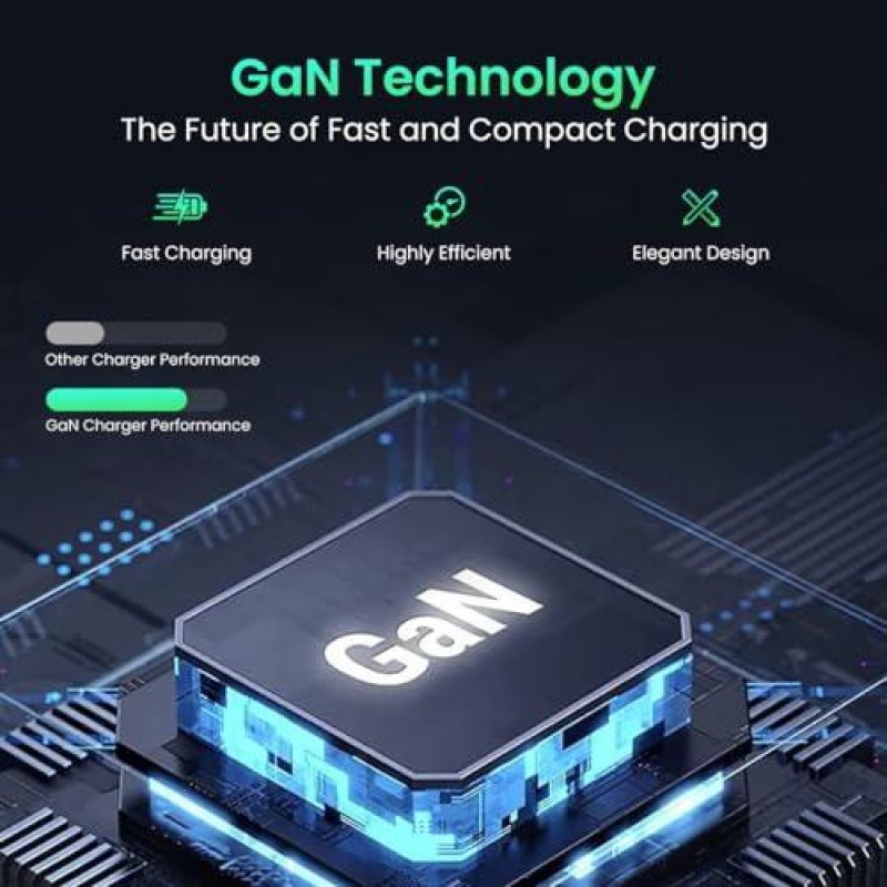 Portronics Adapto 33G 33W GaN Type C PD Port Fast Wall Charger Comes with 60W Nylon Braided Type C to Type C Fast Charging Cable, Compatible with iPhone 8 and Above, iPad, Tablet(White) Portronics Adapto 33G 33W GaN Type C PD Port Fast Wall Charger Comes with 60W Nylon Braided Type C to Type C Fast Charging Cable, Compatible with iPhone 8 and Above, iPad, Tablet(White)