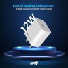 Portronics Adapto 12 C 2.4A 12W Fast Wall Charger with 1M Type C Charging Cable for iPhone 11/Xs/XS Max/XR/X/8/7/6/Plus, iPad Pro/Air 2/Mini 3/Mini 4, Samsung S4/S5, and More(White) Portronics Adapto 12 C 2.4A 12W Fast Wall Charger with 1M Type C Charging Cable for iPhone 11/Xs/XS Max/XR/X/8/7/6/Plus, iPad Pro/Air 2/Mini 3/Mini 4, Samsung S4/S5, and More(White)
