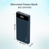 Portronics Luxcell B 10K 10000 mAh 22.5W Fast Charging Power Bank, Ultra Slim Power Bank with Mach USB-A Output, Type C PD Output, Type C Input, Wake Up Button(Dark Blue) Portronics Luxcell B 10K 10000 mAh 22.5W Fast Charging Power Bank, Ultra Slim Power Bank with Mach USB-A Output, Type C PD Output, Type C Input, Wake Up Button(Dark Blue)