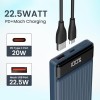 Portronics Luxcell B 10K 10000 mAh 22.5W Fast Charging Power Bank, Ultra Slim Power Bank with Mach USB-A Output, Type C PD Output, Type C Input, Wake Up Button(Dark Blue) Portronics Luxcell B 10K 10000 mAh 22.5W Fast Charging Power Bank, Ultra Slim Power Bank with Mach USB-A Output, Type C PD Output, Type C Input, Wake Up Button(Dark Blue)