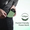 Portronics Luxcell B 10K 10000 mAh 22.5W Fast Charging Power Bank, Ultra Slim Power Bank with Mach USB-A Output, Type C PD Output, Type C Input, Wake Up Button(Green) Portronics Luxcell B 10K 10000 mAh 22.5W Fast Charging Power Bank, Ultra Slim Power Bank with Mach USB-A Output, Type C PD Output, Type C Input, Wake Up Button(Green)