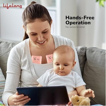 Lifelong Cuppy Milk Wearable Breast Pump Electric for Feeding Mothers - Hands Free Breast Feeding Machine |Rechargeable| BPA free| 3 Modes 10 levels | 18, 21, 24 Flange Size| 1 Yr Warranty on Motor Lifelong Cuppy Milk Wearable Breast Pump Electric for Feeding Mothers - Hands Free Breast Feeding Machine |Rechargeable| BPA free| 3 Modes 10 levels | 18, 21, 24 Flange Size| 1 Yr Warranty on Motor