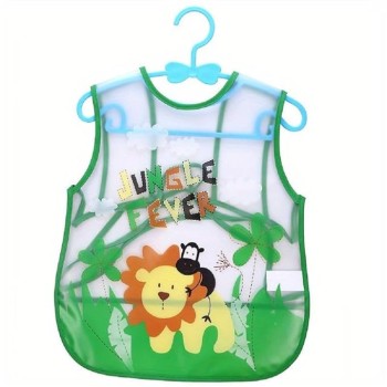 BabyGo Plastic Waterproof Quick Dry Sleeveless Washable Printed Feeding Bibs Apron for New Born Kids & Toddler, Unisex Cute Printed Meal Time Bib Set for Baby Boys & Girls(Pack of 2, Assorted) BabyGo Plastic Waterproof Quick Dry Sleeveless Washable Printed Feeding Bibs Apron for New Born Kids & Toddler, Unisex Cute Printed Meal Time Bib Set for Baby Boys & Girls(Pack of 2, Assorted)