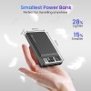 Portronics Luxcell Mini 10K Advanced 10000 mAh Nano Power Bank with 22.5W Max Output, LED Indicator, Mach USB-A Output, Type C PD Output, Type C Input, Wake Up Button(Black) Portronics Luxcell Mini 10K Advanced 10000 mAh Nano Power Bank with 22.5W Max Output, LED Indicator, Mach USB-A Output, Type C PD Output, Type C Input, Wake Up Button(Black)
