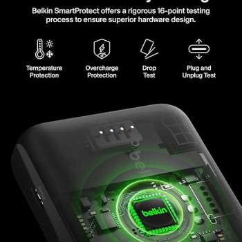 Belkin Qi2 10000 mAh Magsafe Wireless Power Bank | 15W Wireless Fast Charging, Compatible w/iPhone 17, Air, Pro, Pro Max, Google Pixel 10, etc. | 2 Years Warranty | White Belkin Qi2 10000 mAh Magsafe Wireless Power Bank | 15W Wireless Fast Charging, Compatible w/iPhone 17, Air, Pro, Pro Max, Google Pixel 10, etc. | 2 Years Warranty | White