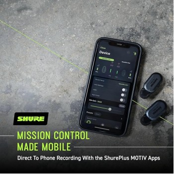 Shure MoveMic Receiver - Cold Shoe Mountable Camera Receiver for MoveMic Lavalier Microphones, Compatible with Most DSLR Cameras and Computers, for Mobile Content Creators Shure MoveMic Receiver - Cold Shoe Mountable Camera Receiver for MoveMic Lavalier Microphones, Compatible with Most DSLR Cameras and Computers, for Mobile Content Creators