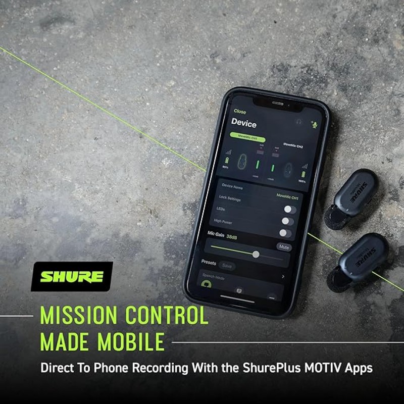 Shure MoveMic Receiver - Cold Shoe Mountable Camera Receiver for MoveMic Lavalier Microphones, Compatible with Most DSLR Cameras and Computers, for Mobile Content Creators Shure MoveMic Receiver - Cold Shoe Mountable Camera Receiver for MoveMic Lavalier Microphones, Compatible with Most DSLR Cameras and Computers, for Mobile Content Creators