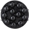 Solimo Die Cast Aluminium Nonstick Appam Patra/Paniyarakkal with Ss Lid 12 Cup with Side Handle, Black Solimo Die Cast Aluminium Nonstick Appam Patra/Paniyarakkal with Ss Lid 12 Cup with Side Handle, Black