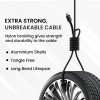 Portronics Konnect X 60W Type C to Type C Unbreakable Nylon Braided Cable, 2M Fast Charging Cable for iPhone 15 series, iPad, Samsung Galaxy & other Type C Devices(Black) Portronics Konnect X 60W Type C to Type C Unbreakable Nylon Braided Cable, 2M Fast Charging Cable for iPhone 15 series, iPad, Samsung Galaxy & other Type C Devices(Black)
