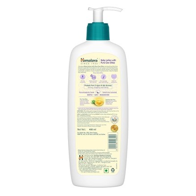 Himalaya Baby Lotion With Pure Cow Ghee 400Ml|Ph5.5|Aloe Vera|Safe For Newborns|For Baby's Sensitive Skin|No Parabens|No Phthalates|No Mineral Oil|No Synthetic Color|Dermatologically Tested Himalaya Baby Lotion With Pure Cow Ghee 400Ml|Ph5.5|Aloe Vera|Safe For Newborns|For Baby's Sensitive Skin|No Parabens|No Phthalates|No Mineral Oil|No Synthetic Color|Dermatologically Tested
