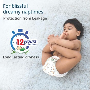 LuvLap Diaper Pants XXL, 15-25kg, 46 Count, Baby Diaper Pants, with Aloe Vera Lotion for Rash Protection, upto 12 Hour protection