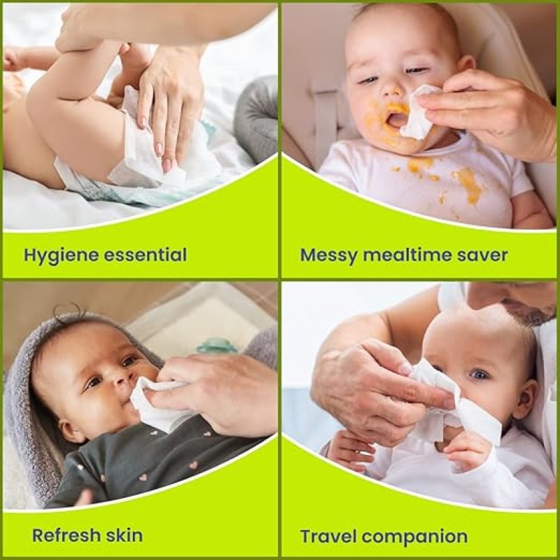 Little Angel Super Soft Cleansing Baby Wipes, 648 Count, Enriched with Aloe vera & Vitamin E, pH Balanced, Dermatologically Tested & Alcohol-free, Pack of 9, 72 count/pack Little Angel Super Soft Cleansing Baby Wipes, 648 Count, Enriched with Aloe vera & Vitamin E, pH Balanced, Dermatologically Tested & Alcohol-free, Pack of 9, 72 count/pack