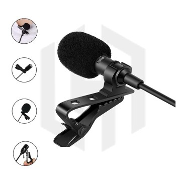 HUMBLE HB-M01 Lavalier Lapel Condenser Mic for Android, USB 3.5MM Microphone for YouTube Vlogging Facebook Interview Livestream Video Recording and All(1.5 Meter) Pack of 2 HUMBLE HB-M01 Lavalier Lapel Condenser Mic for Android, USB 3.5MM Microphone for YouTube Vlogging Facebook Interview Livestream Video Recording and All(1.5 Meter) Pack of 2