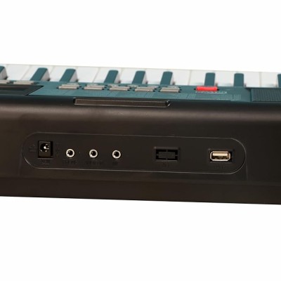 Intern INT-KB-6102, 61 Keys Touch Response Portable Piano Keyboard with Microphone and 9V DC Power Adapter (Black) Intern INT-KB-6102, 61 Keys Touch Response Portable Piano Keyboard with Microphone and 9V DC Power Adapter (Black)