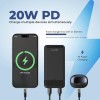 pTron Dynamo Surge 20000mAh 22.5W Fast Charging Power Bank, Supports VOOC/Wrap/Dash USB Charging, USB Type-C Input, 20W PD Fast Charging, 3 Outputs, 1 Input & Multiple Layers of Protection (Black) pTron Dynamo Surge 20000mAh 22.5W Fast Charging Power Bank, Supports VOOC/Wrap/Dash USB Charging, USB Type-C Input, 20W PD Fast Charging, 3 Outputs, 1 Input & Multiple Layers of Protection (Black)