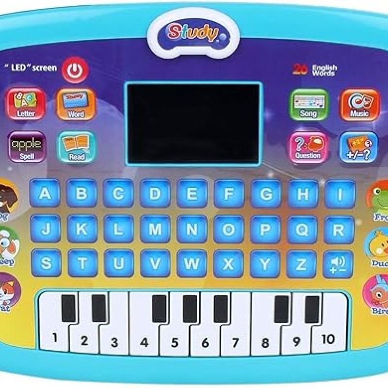 Besite Toys X2020 Educational Computer Piano Display Led Screen, with Music & Buttons, Educational Toy Laptop Learner with Screen for Kids Baby's Boys & Girls Besite Toys X2020 Educational Computer Piano Display Led Screen, with Music & Buttons, Educational Toy Laptop Learner with Screen for Kids Baby's Boys & Girls
