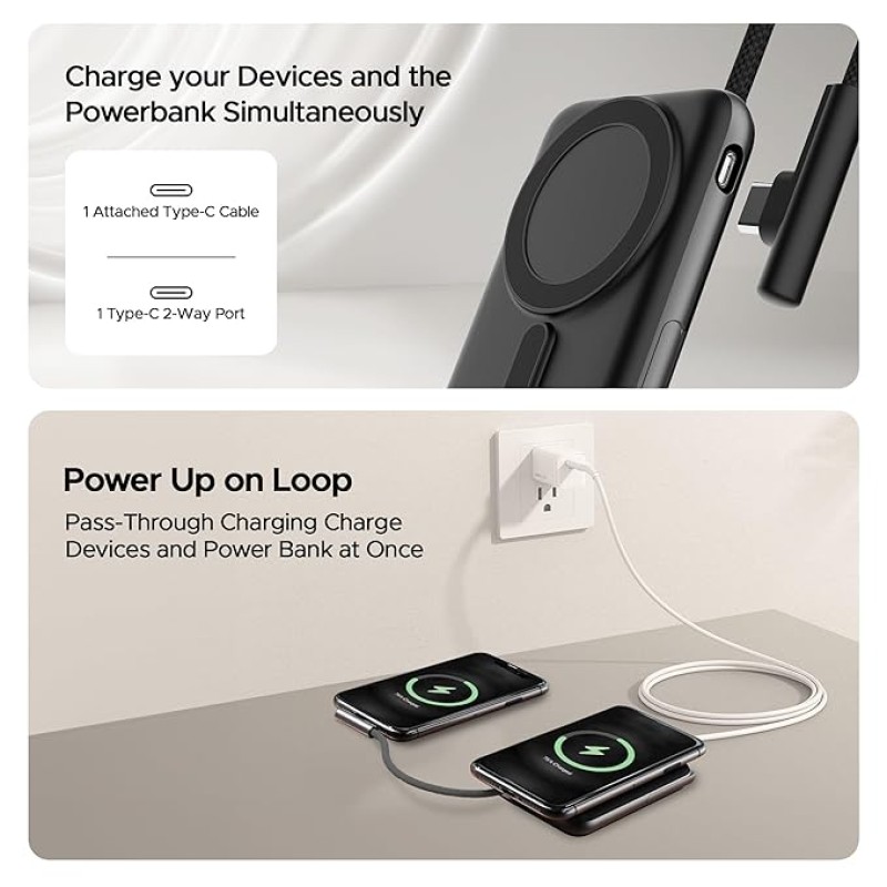 boAt Energyshroom PB330 MagnaCharge 10000 mAh Magnetic Wireless Power Bank w/ 15W Wireless Charging, Metal Stand,Magnacharge Ring for iPhone and Android Phones w/Wireless Charge(Black) boAt Energyshroom PB330 MagnaCharge 10000 mAh Magnetic Wireless Power Bank w/ 15W Wireless Charging, Metal Stand,Magnacharge Ring for iPhone and Android Phones w/Wireless Charge(Black)