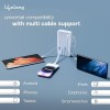 Lifelong Electronics 20000mAh 22.5W Fast Charging Power Bank | 3 Inputs (in-Built USB Cable + Lightning + Type-C Port) | 6 Outputs (3 in-Built Cables + 1 Type-C Port + 2 USB Ports) | QC 3.0 Powerbank Lifelong Electronics 20000mAh 22.5W Fast Charging Power Bank | 3 Inputs (in-Built USB Cable + Lightning + Type-C Port) | 6 Outputs (3 in-Built Cables + 1 Type-C Port + 2 USB Ports) | QC 3.0 Powerbank