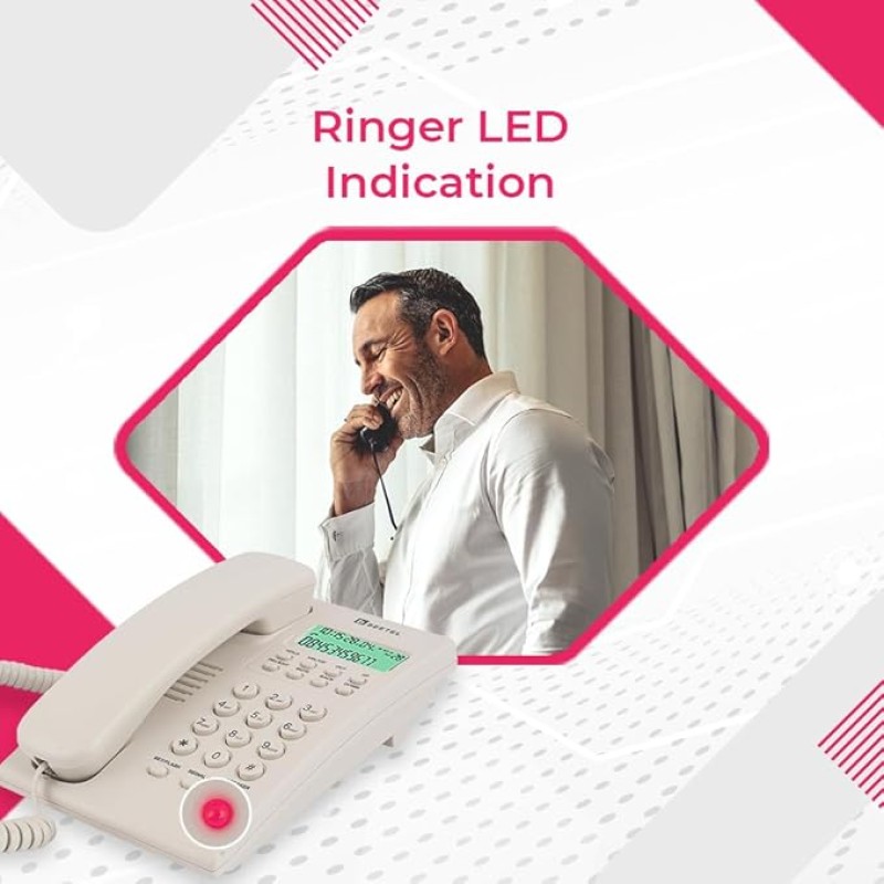 Beetel Newly Launched G30, TEC Certified, Caller ID LCD Display, Ringer LED,DTMF/FSK Compatible, 2-Way Adjustable Speaker Phone, Music on Hold, Desk/Wall Mountable, 3 Level LCD Contrast(G30-Warm Grey) Beetel Newly Launched G30, TEC Certified, Caller ID LCD Display, Ringer LED,DTMF/FSK Compatible, 2-Way Adjustable Speaker Phone, Music on Hold, Desk/Wall Mountable, 3 Level LCD Contrast(G30-Warm Grey)