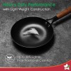 Wonderchef Pre-Seasoned Ferro Light 24cm Cast Iron Fry Pan | 1.4L | Acacia Wooden Handles | Gravity Moulding Technology | No Chemical Coating |10 Year Warranty Wonderchef Pre-Seasoned Ferro Light 24cm Cast Iron Fry Pan | 1.4L | Acacia Wooden Handles | Gravity Moulding Technology | No Chemical Coating |10 Year Warranty