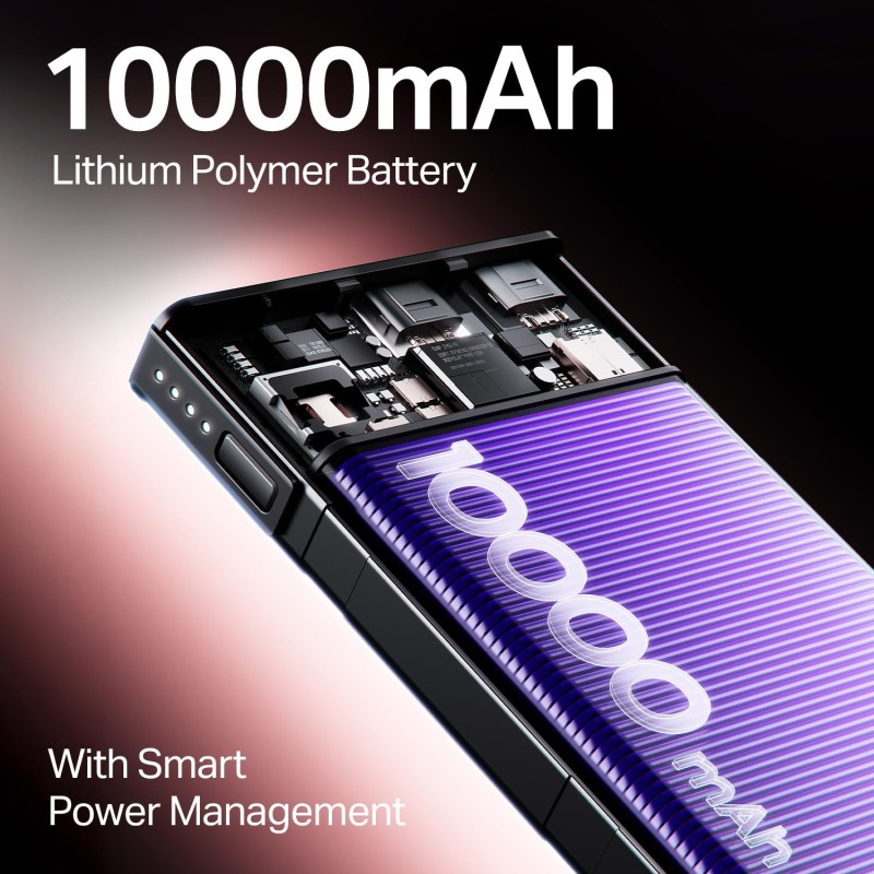 boAt Energyshroom PB300 Powerbank with 10000mAh Battery, 22.5w Fast Charging, USB Type-C Input, 12-Layer Smart IC Protection, LED Indicators and Aluminum Alloy Casing(Martian Red) boAt Energyshroom PB300 Powerbank with 10000mAh Battery, 22.5w Fast Charging, USB Type-C Input, 12-Layer Smart IC Protection, LED Indicators and Aluminum Alloy Casing(Martian Red)