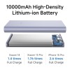 Xiaomi Power Bank 4i 10000mAh 22.5W Fast Charging PD|Smart 12 Layer Protection| Durable Steel Casing |Triple Output Ports|Supports All Phone(MI Power Bank),Purple Xiaomi Power Bank 4i 10000mAh 22.5W Fast Charging PD|Smart 12 Layer Protection| Durable Steel Casing |Triple Output Ports|Supports All Phone(MI Power Bank),Purple