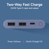 Xiaomi Power Bank 4i 10000mAh 22.5W Fast Charging PD|Smart 12 Layer Protection| Durable Steel Casing |Triple Output Ports|Supports All Phone(MI Power Bank),Purple Xiaomi Power Bank 4i 10000mAh 22.5W Fast Charging PD|Smart 12 Layer Protection| Durable Steel Casing |Triple Output Ports|Supports All Phone(MI Power Bank),Purple