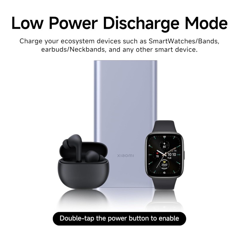 Xiaomi Power Bank 4i 10000mAh 22.5W Fast Charging PD|Smart 12 Layer Protection| Durable Steel Casing |Triple Output Ports|Supports All Phone(MI Power Bank),Purple Xiaomi Power Bank 4i 10000mAh 22.5W Fast Charging PD|Smart 12 Layer Protection| Durable Steel Casing |Triple Output Ports|Supports All Phone(MI Power Bank),Purple