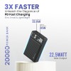 Portronics Luxcell Mini 20K Advanced 20000 mAh Smallest Power Bank with 22.5W Max Output, LED Indicator, Mach USB-A Output, Type C PD Output, Type C Input, Wake Up Button(Black) Portronics Luxcell Mini 20K Advanced 20000 mAh Smallest Power Bank with 22.5W Max Output, LED Indicator, Mach USB-A Output, Type C PD Output, Type C Input, Wake Up Button(Black)