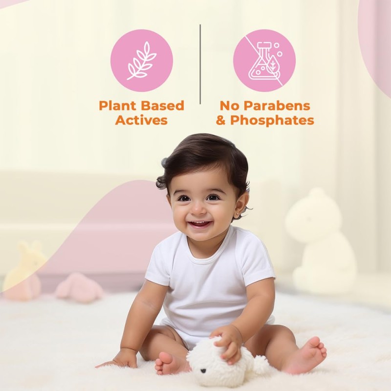 Vim Baby Dishwash Liquid, Removes 100 Milk Stains and Odours, Plant-Based actives, Paraben and Phosphate free, Safe for Child-Utensils, 500ml Vim Baby Dishwash Liquid, Removes 100 Milk Stains and Odours, Plant-Based actives, Paraben and Phosphate free, Safe for Child-Utensils, 500ml
