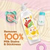 Vim Baby Dishwash Liquid, Removes 100 Milk Stains and Odours, Plant-Based actives, Paraben and Phosphate free, Safe for Child-Utensils, 500ml Vim Baby Dishwash Liquid, Removes 100 Milk Stains and Odours, Plant-Based actives, Paraben and Phosphate free, Safe for Child-Utensils, 500ml