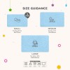 R for Rabbit Waterproof Quick Dry Sheet Bliss for Baby | Anti-Piling Fleece Breatheable Fabric Extra Absorbent Instant Dry Baby Bed/Cot Protector Mat