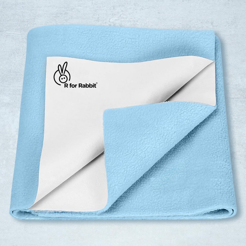 R for Rabbit Waterproof Quick Dry Sheet Bliss for Baby | Anti-Piling Fleece Breatheable Fabric Extra Absorbent Instant Dry Baby Bed/Cot Protector Mat R for Rabbit Waterproof Quick Dry Sheet Bliss for Baby | Anti-Piling Fleece Breatheable Fabric Extra Absorbent Instant Dry Baby Bed/Cot Protector Mat