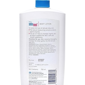 Sebamed Baby Body Lotion 750 ml|Ph 5.5|Camomile & Allantoin| Dermatalogically tested| Sensitive skin Sebamed Baby Body Lotion 750 ml|Ph 5.5|Camomile & Allantoin| Dermatalogically tested| Sensitive skin