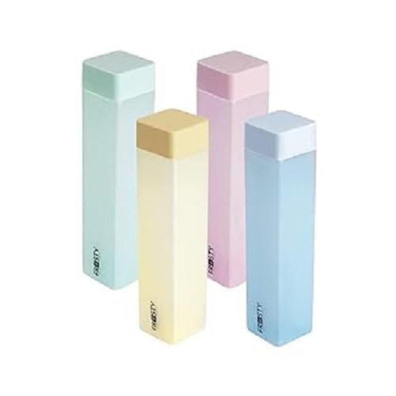 Plastic Frosty Sleek & Compatible Square 900Ml Water Bottlesquarebottlefreezer Safe, Break Proof,Occupies Less Space, Food Grade Perfect For Gym, School, Office- Set Of 4 Assorted Plastic Frosty Sleek & Compatible Square 900Ml Water Bottlesquarebottlefreezer Safe, Break Proof,Occupies Less Space, Food Grade Perfect For Gym, School, Office- Set Of 4 Assorted