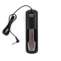 Akkord AKD SP-01 Sustain Pedal for Digital Piano, Electronic Keyboard, MIDI Synthesizer with Polarity Switch and Anti-Slip Pad- Black