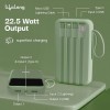 Lifelong Electronics 20000mAh 22.5W Fast Charging Power Bank | 3 Inputs (in-Built USB Cable + Lightning + Type-C Port) | 6 Outputs (3 in-Built Cables + 1 Type-C Port + 2 USB Ports) | QC 3.0 Powerbank Lifelong Electronics 20000mAh 22.5W Fast Charging Power Bank | 3 Inputs (in-Built USB Cable + Lightning + Type-C Port) | 6 Outputs (3 in-Built Cables + 1 Type-C Port + 2 USB Ports) | QC 3.0 Powerbank