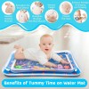 FIGMENT Tummy Time Water Play Mat for Babies 3–24 Months, Premium Baby Toy for Muscle Development, Sensory Activity Mat for Infants, Leakproof & Portable (Water Mat)