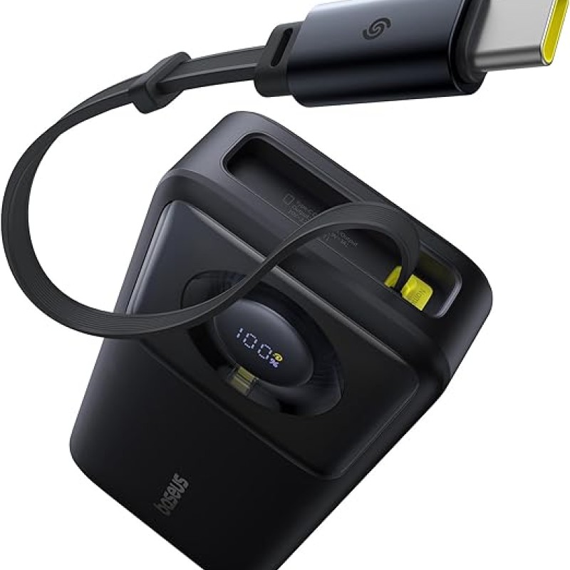 Baseus Free2Pull 20k 65W Cable Black Baseus Free2Pull 20k 65W Cable Black