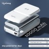 Lifelong Electronics 10000mAh MagSafe Wireless Fast Charging Power Bank | Slim & Compact | For iPhone & All Wireless Enabled Phone | Type C & Lightning Input | 3 In-built Cables| 15W Wireless | QC 3.0 Lifelong Electronics 10000mAh MagSafe Wireless Fast Charging Power Bank | Slim & Compact | For iPhone & All Wireless Enabled Phone | Type C & Lightning Input | 3 In-built Cables| 15W Wireless | QC 3.0
