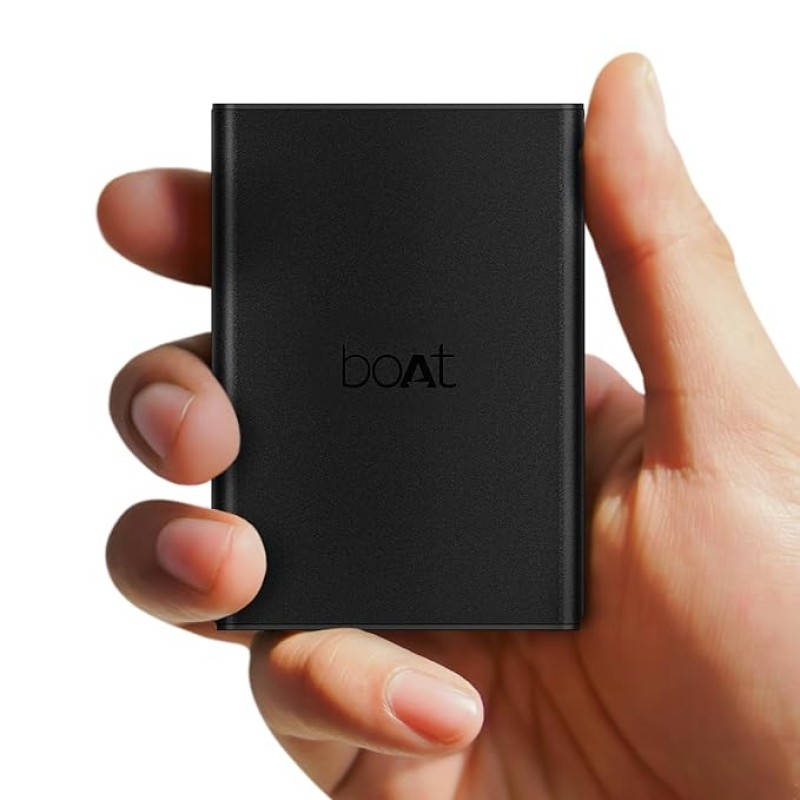 boAt Energyshroom PB400 Pro 20000mAh | Pocket Size, Compact Power Bank w/USB Type-C Input (2-Way Port), 3X Output Ports, Compatible with Tablets, Smartphones, Earbuds, Smartwatch(Carbon Black) boAt Energyshroom PB400 Pro 20000mAh | Pocket Size, Compact Power Bank w/USB Type-C Input (2-Way Port), 3X Output Ports, Compatible with Tablets, Smartphones, Earbuds, Smartwatch(Carbon Black)