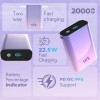 FLiX (Beetel) UltraCharge Duotone 20,000mAh 22.5W QC Pocket Power Delivery PPS Power Bank, Type C Input & Output, LED Percentage Display, Compatible iPhone, Samsung, Google (Purple + Pink) FLiX (Beetel) UltraCharge Duotone 20,000mAh 22.5W QC Pocket Power Delivery PPS Power Bank, Type C Input & Output, LED Percentage Display, Compatible iPhone, Samsung, Google (Purple + Pink)
