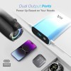 FLiX (Beetel) UltraCharge Duotone 20,000mAh 22.5W QC Pocket Power Delivery PPS Power Bank, Type C Input & Output, LED Percentage Display, Compatible iPhone, Samsung, Google (White + Blue) FLiX (Beetel) UltraCharge Duotone 20,000mAh 22.5W QC Pocket Power Delivery PPS Power Bank, Type C Input & Output, LED Percentage Display, Compatible iPhone, Samsung, Google (White + Blue)