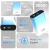 FLiX (Beetel) UltraCharge Duotone 20,000mAh 22.5W QC Pocket Power Delivery PPS Power Bank, Type C Input & Output, LED Percentage Display, Compatible iPhone, Samsung, Google (White + Blue) FLiX (Beetel) UltraCharge Duotone 20,000mAh 22.5W QC Pocket Power Delivery PPS Power Bank, Type C Input & Output, LED Percentage Display, Compatible iPhone, Samsung, Google (White + Blue)