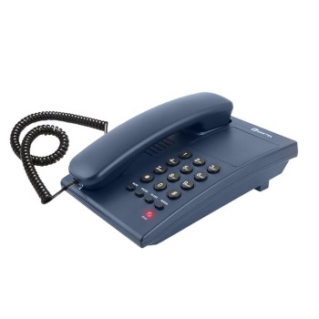 Beetel G10 Newly Launched, Corded Landline Phone, Ringer LED Indication, Desk and Wall Mountable, 3 Step Ringer Volume Control, Tone/Puls/Flash/Pause/Redial, TEC Certified (G10 Blue)