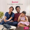 Beetel G10 Newly Launched,Expandable Cordless Landline Phone, Ringer LED Indication, Desk and Wall Mountable, 3 Step Ringer Volume Control, Tone/Puls/Flash/Pause/Redial, TEC Certified (G10 Warm Grey) Beetel G10 Newly Launched,Expandable Cordless Landline Phone, Ringer LED Indication, Desk and Wall Mountable, 3 Step Ringer Volume Control, Tone/Puls/Flash/Pause/Redial, TEC Certified (G10 Warm Grey)