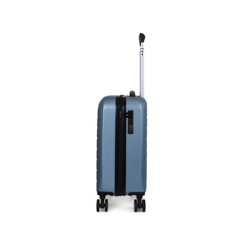 SPACEWALK Cadillac Hard Case ABS luggage, Airline-Approved CABIN SUITCASE, 42ltr, 8 Spinner Wheels, Anti-Theft Zip, Durable & Lightweight, 3-Years Warranty (Sky Blue) SPACEWALK Cadillac Hard Case ABS luggage, Airline-Approved CABIN SUITCASE, 42ltr, 8 Spinner Wheels, Anti-Theft Zip, Durable & Lightweight, 3-Years Warranty (Sky Blue)
